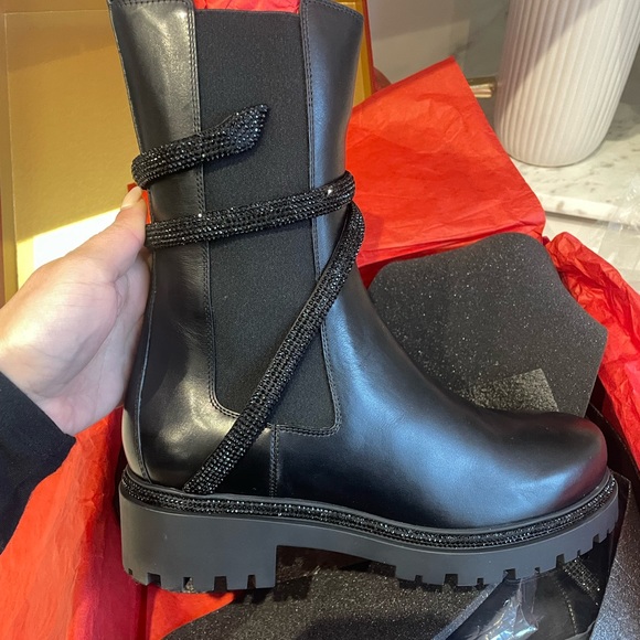 René Caovilla
Cleo wrapped around crystal-embellished boots size 39 - Picture 9 of 10